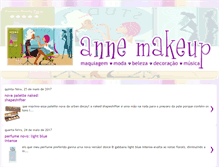 Tablet Screenshot of annemakeup.com.br